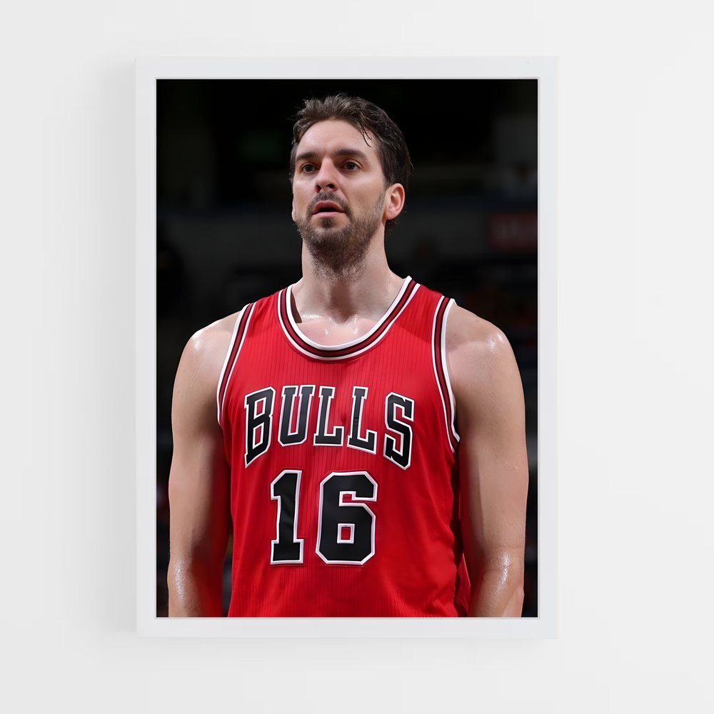 Poster Pau de gasol – affiche Basketball (vue 3)